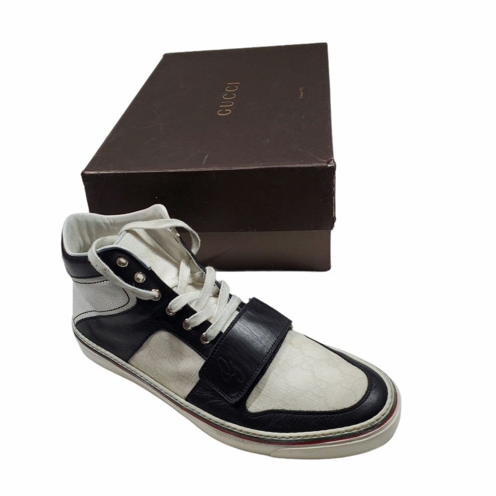 Gucci Men Leather Lace Up Sneaker